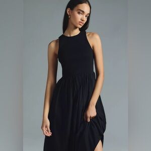Anthropologie | Black Maxi Dress | Pockets